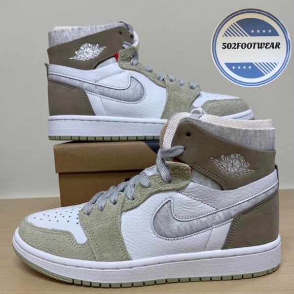 Jordan Shoes - Nike Air Jordan 1 zoom cmft women olive aura
